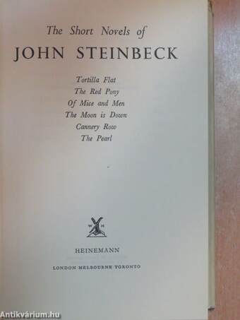 The Short Novels of John Steinbeck