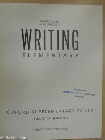 Writing - Elementary