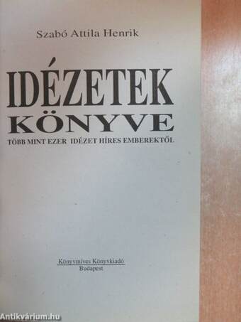 Idézetek könyve