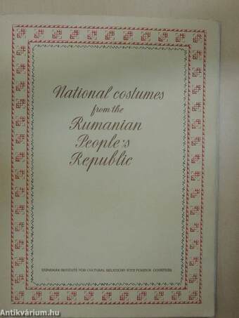 National costumes from the Rumanian People's Republic