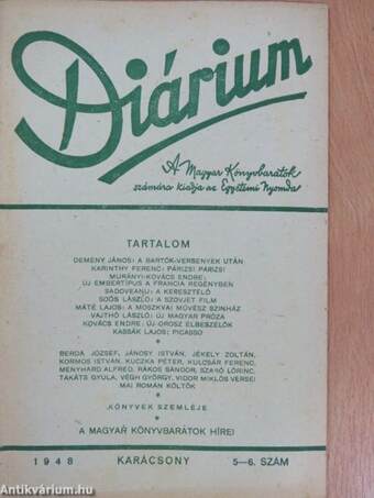 Diárium 1948. karácsony