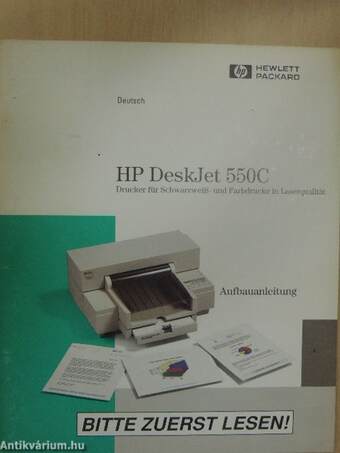 HP DeskJet 550C - Aufbauanleitung