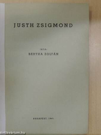 Justh Zsigmond