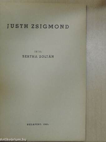 Justh Zsigmond