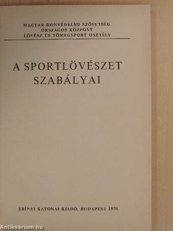 A sportlövészet szabályai