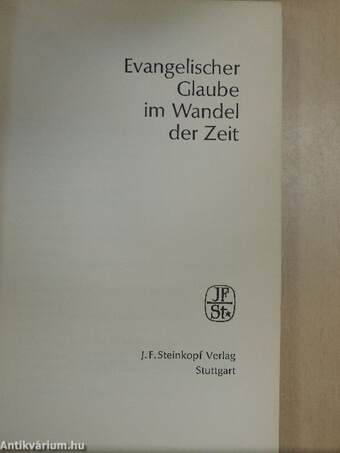 Evangelischer Glaube im Wandel der Zeit