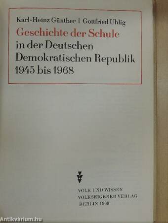 Geschichte der Schule in der Deutschen Demokratischen Republik 1945 bis 1968