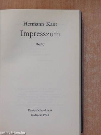 Impresszum