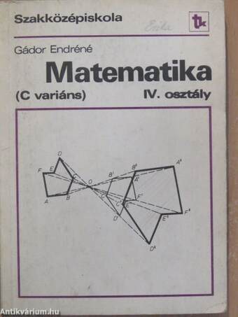 Matematika IV.