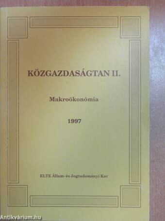 Közgazdaságtan II.