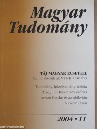 Magyar Tudomány 2004. november