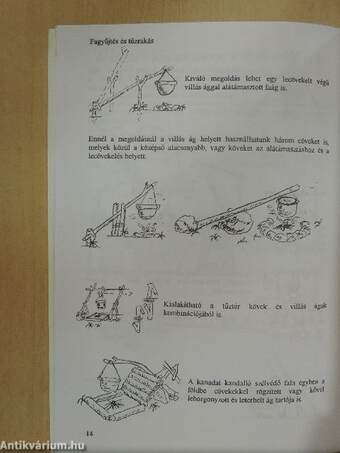 Fagyűjtés és tűzrakás/Vízitúrák élelmezése, főzés