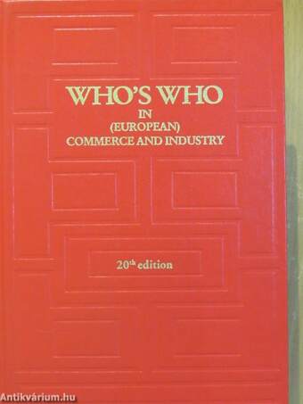 Who's Who in (European) Commerce and Industry 2006