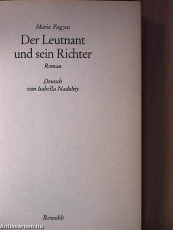 Der Leutnant und sein Richter