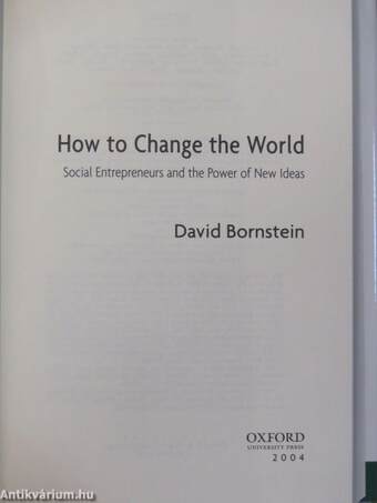 How to Change the World