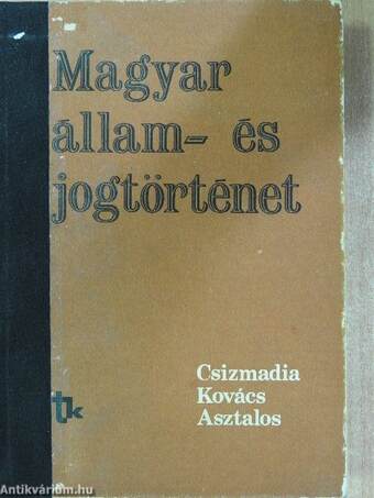 Magyar állam- és jogtörténet