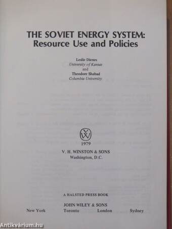 The Soviet Energy System