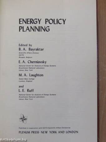 Energy Policy Planning