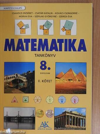 Matematika tankönyv 8/II.