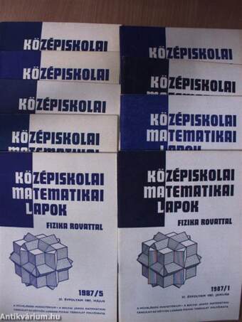 Középiskolai matematikai lapok 1987. január-december