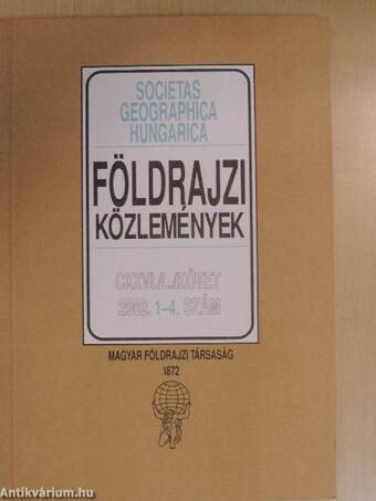 Földrajzi Közlemények 2002/1-4.