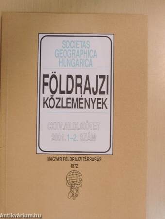 Földrajzi Közlemények 2001/1-4.