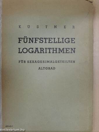 Fünfstellige Logarithmen