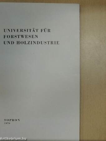 Universität für Forstwesen und Holzindustrie