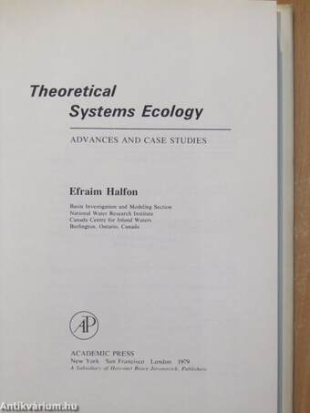 Theoretical Systems Ecology