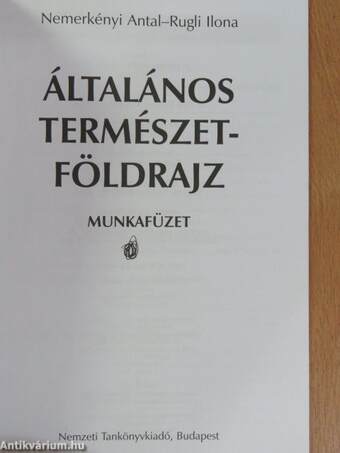 Általános természetföldrajz munkafüzet