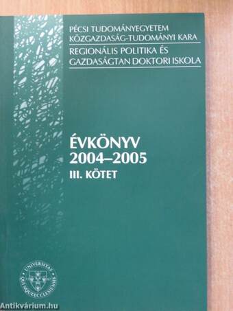 Évkönyv 2004-2005 III.
