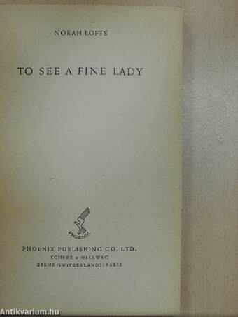 To See a Fine Lady