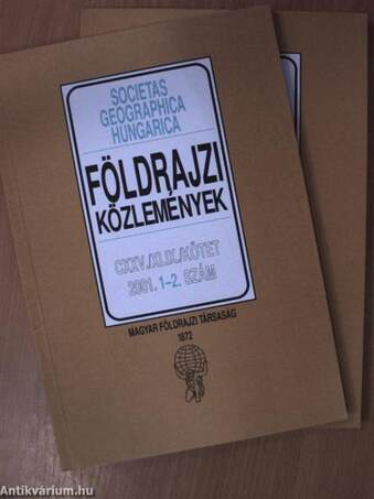 Földrajzi Közlemények 2001/1-4.