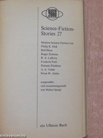 Ullstein Science Fiction Stories 27