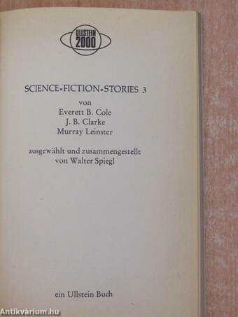 Ullstein Science Fiction Stories 3