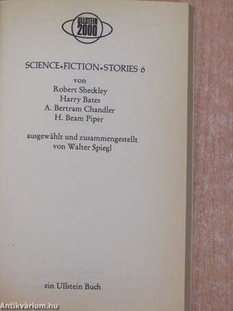 Ullstein Science Fiction Stories 6