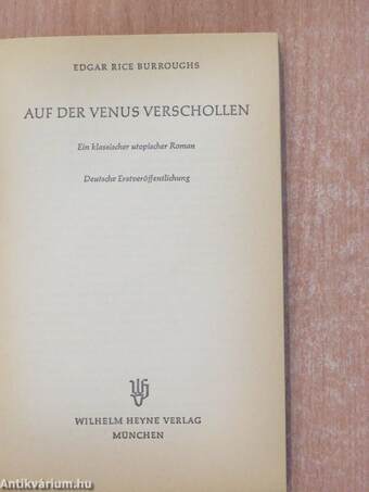 Auf der Venus Verschollen