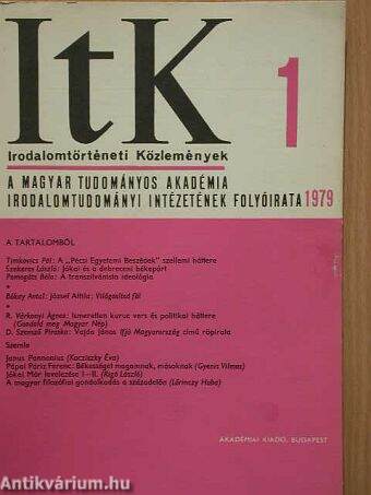 Irodalomtörténeti Közlemények 1979/1.