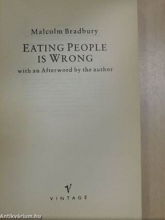 Eating People is Wrong