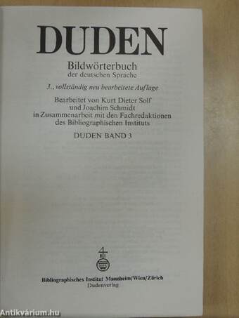 Duden 3 - Das Bildwörterbuch