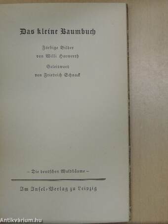 Das kleine Baumbuch (gótbetűs)