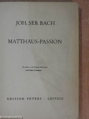 Matthäus-Passion