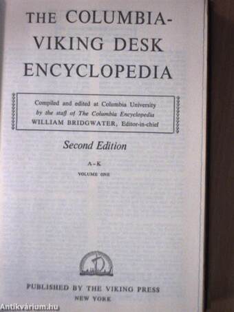 The Columbia-Viking Desk Encyclopedia I-II.