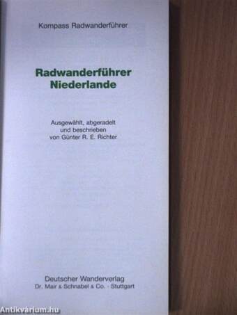 Radwanderführer Niederlande