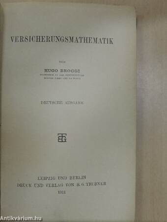 Versicherungsmathematik