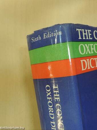 The Concise Oxford Dictionary of Current English