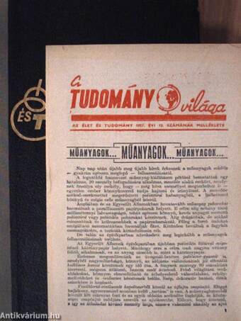 Élet és Tudomány 1955-1957. (vegyes számok) (26 db)