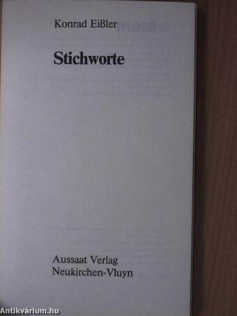 Stichworte