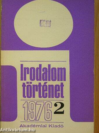 Irodalomtörténet 1976/2