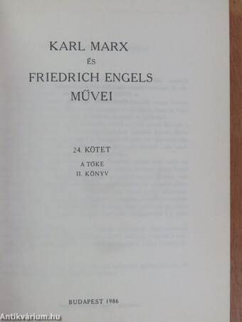 Karl Marx és Friedrich Engels művei 24.